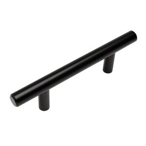 Cosmas 305-192FB Flat Black Cabinet Drawer Drawer Pulls Hardware 10 Pieces